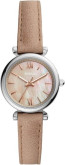 Cinturino per orologio Fossil ES4530 Pelle Beige 12mm